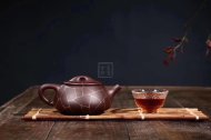《金丝石瓢》宜兴紫砂茶壶工艺美术师保真纯手工紫泥石瓢