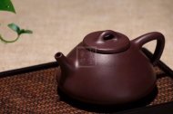 《子冶石瓢》紫砂壶宜兴实力派名家手工泡茶壶石瓢茶具紫泥茶壶