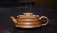 《步步高升》宜兴紫砂壶工艺美术师手工黄金段茶壶