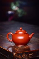 《水平》紫砂壶茶具水平大红袍壶全手工茶壶