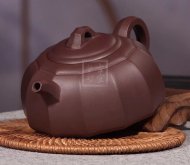 《井泉》宜兴高级工艺美术师手工半月紫砂壶茶壶茶具紫泥