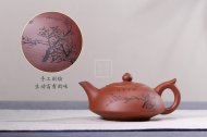 《踏雪寻梅》宜兴紫砂壶纯手工清水泥泡茶壶