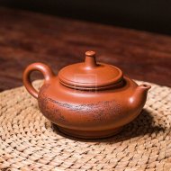 《玉柱》宜兴紫砂助理工艺美术师手工底槽青泡茶壶套壶