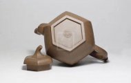 《六方茄瓜》段泥纯手工工艺美术师宜兴紫砂壶茶具茶壶