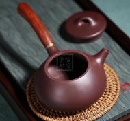 《唐羽·石瓢》宜兴黄龙山紫泥实力派名家全手工收藏把玩茶具