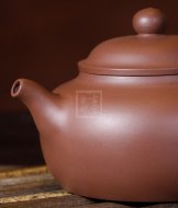 《圆墩》宜兴紫砂壶助理工艺美术师茶具紫泥创新