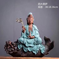 《四大菩萨》宜兴紫砂壶手工紫砂茶壶茶具紫砂