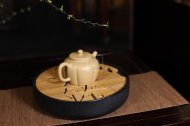 《菊蕾》宜兴紫砂壶助理工艺美术师手工标本级本山段泥泡茶壶菊蕾茶具