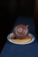 《渔翁》宜兴紫砂壶全手工茶壶老师茶具底槽青渔翁壶