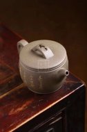 《泥绘汉瓦》宜兴紫砂壶工艺美术师手工青段泡茶壶茶具汉瓦
