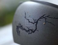 《小号文人募古茶仓》宜兴实力派名家瀚堂大师青段紫砂壶全手工功夫泡茶壶