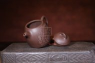 《秦权》宜兴紫砂壶助理工艺美术师纯手工礼品茶具紫泥秦权茶壶