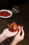 《剑流高潘》宜兴紫砂壶潘壶手工大红袍泡茶壶具