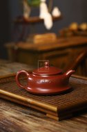 《扁玉》宜兴紫砂壶工艺美术师手工大红袍泡茶壶茶具