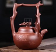 《东坡提梁》宜兴紫砂壶全手工泡茶壶工艺美术师大师底槽青泥东坡提梁
