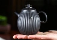 《亭亭玉立》宜兴紫砂壶纯手工工艺美术师石黄泥茶具