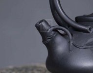 《石瓢提梁》宜兴紫砂壶工艺美术师手工小容量功夫茶壶紫泥还原烧石瓢提梁