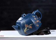 《四君子套组》宜兴紫砂壶周瑞成原矿顶级天青泥全手工茶壶