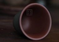 《琴瑟对杯》宜兴紫砂壶作品全手工紫泥