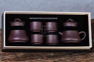 《饮瓢套组》茶具茶壶宜兴手工紫砂壶紫泥