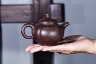 《金瓜》宜兴紫砂壶名家全手工正品茶壶茶具红砂紫泥