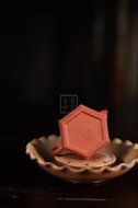《六方锦华》经典紫砂壶六方宜兴全手工工艺美术师泡茶壶茶具朱泥