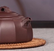 《井泉》宜兴高级工艺美术师手工半月紫砂壶茶壶茶具紫泥