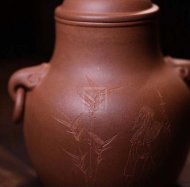 《汲古茶仓高款》段紫砂茶壶0cc全手工宜兴原矿紫砂喝茶壶