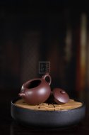 《玉如意》宜兴紫砂茶壶工艺美术师底槽青如意