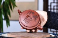 《大蕴汉瓦》宜兴紫砂壶工艺美术师纯手工底槽青泡茶壶汉瓦茶具