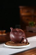 《博海浪击》宜兴紫砂壶工艺美术师手工茶壶紫泥创新壶