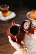 《石瓢》宜兴紫砂壶实力派名家茶具底槽青石瓢