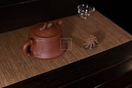 《雅竹》宜兴全纯手工紫砂壶中品清水泥茶壶茶具