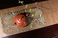 《山水石瓢》宜兴紫砂壶名家工艺美术师全手工泡茶壶茶具杨军保老师大红袍山水石瓢
