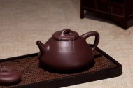《子冶石瓢》紫砂壶宜兴实力派名家手工泡茶壶石瓢茶具紫泥茶壶