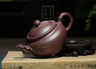 《禅竹壶》宜兴紫砂壶助理工艺美术师手工名家家用礼品茶具套装紫泥