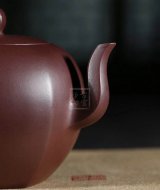 《六方美人肩》宜兴紫砂壶工艺美术师手工茶壶茶具100目紫泥美人肩