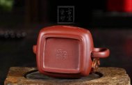 《汲方》底槽青紫砂茶壶全手工工艺美术师宜兴原矿紫砂喝茶壶