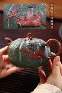 《南瓜》宜兴紫砂壶工艺美术师手工茶壶茶具紫泥绿泥南瓜