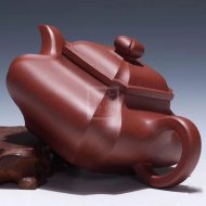 《抽角四方》宜兴底槽青工艺美术师手工紫砂壶茶具四方