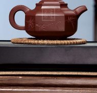 《八方壶》宜兴紫砂壶高级工艺美术师手工底槽青福缘八方茶壶