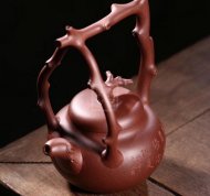 《东坡提梁》宜兴紫砂壶全手工泡茶壶工艺美术师大师底槽青泥东坡提梁