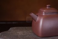 《墩方》宜兴紫砂壶工艺美术师纯手工紫泥汉方茶壶紫砂茶具