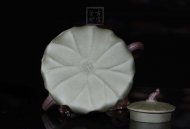 《荷叶》宜兴名家紫砂壶工艺美术师手工民国绿，紫泥功夫茶具茶壶家用