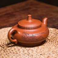 《玉柱》宜兴紫砂助理工艺美术师手工底槽青泡茶壶套壶