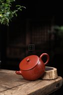 《玉润》宜兴紫砂壶助理工艺美术师纯手工大红袍泡茶壶茶具