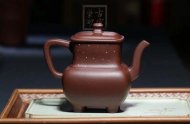 《清雅四方》宜兴实力派名家张伟军大师紫泥紫砂壶全手工功夫泡茶壶