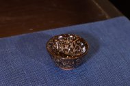 《全手工天目釉窑变乌金品茗杯》宜兴紫砂壶手工紫砂泡茶壶具