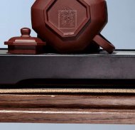 《八方壶》宜兴紫砂壶高级工艺美术师手工底槽青福缘八方茶壶