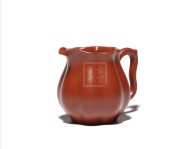《菱花公道杯2》宜兴紫砂壶手工泡茶壶茶具大红袍